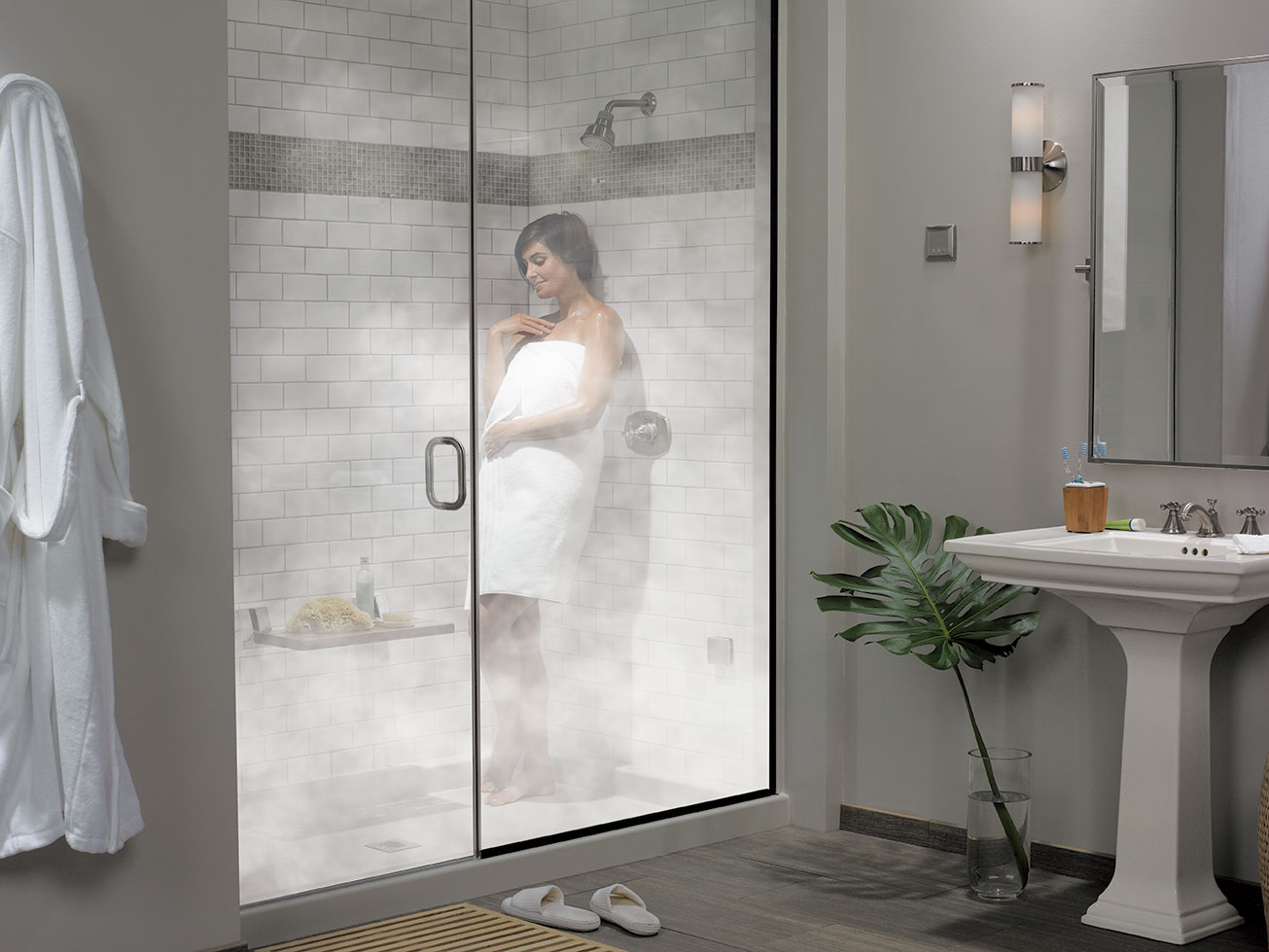 All in one shower steam room фото 16